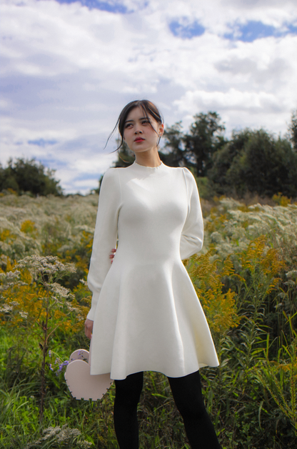 Merlina Knit Dress - Ivory