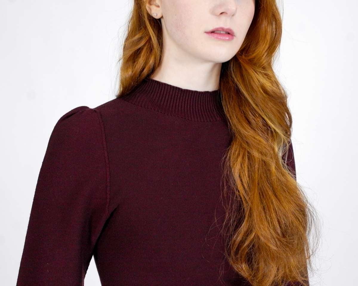 Meryl bishop sleeve top - Oxblood