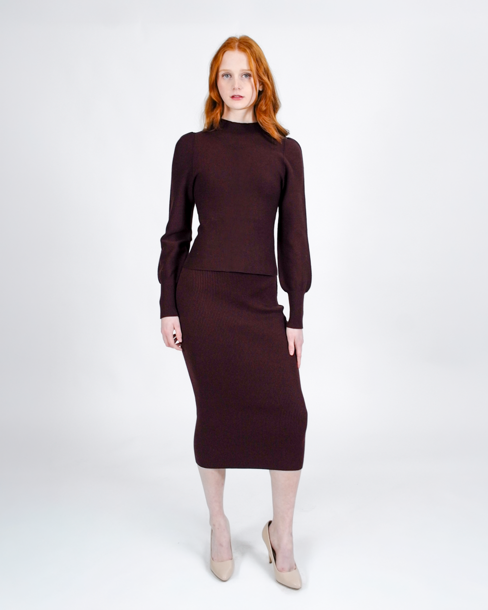 Meryl bishop sleeve top - Oxblood