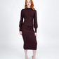 Gracie performance stretch midi skirt - Oxblood