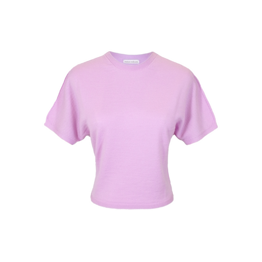 Mika merino tee - Cool pink