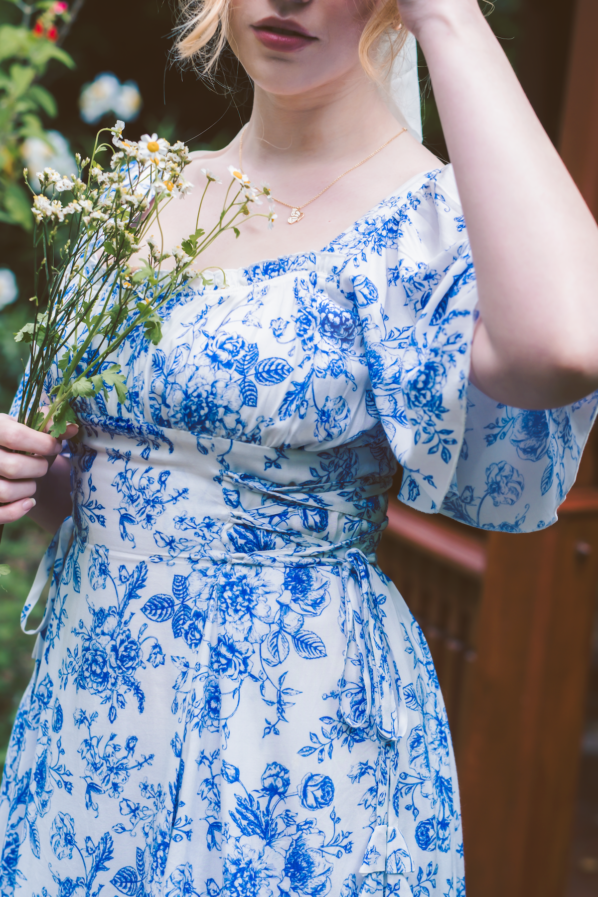 The Clarita Dress in Chinoiserie