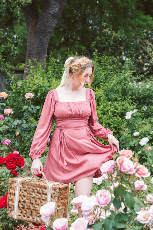 The Sinclair Dress in Rose