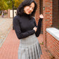 Classic Pleated Skirt - Earl Grey Plaid