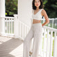 Kaya Pointelle Cotton Pants