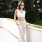 Kaya Pointelle Cotton Pants