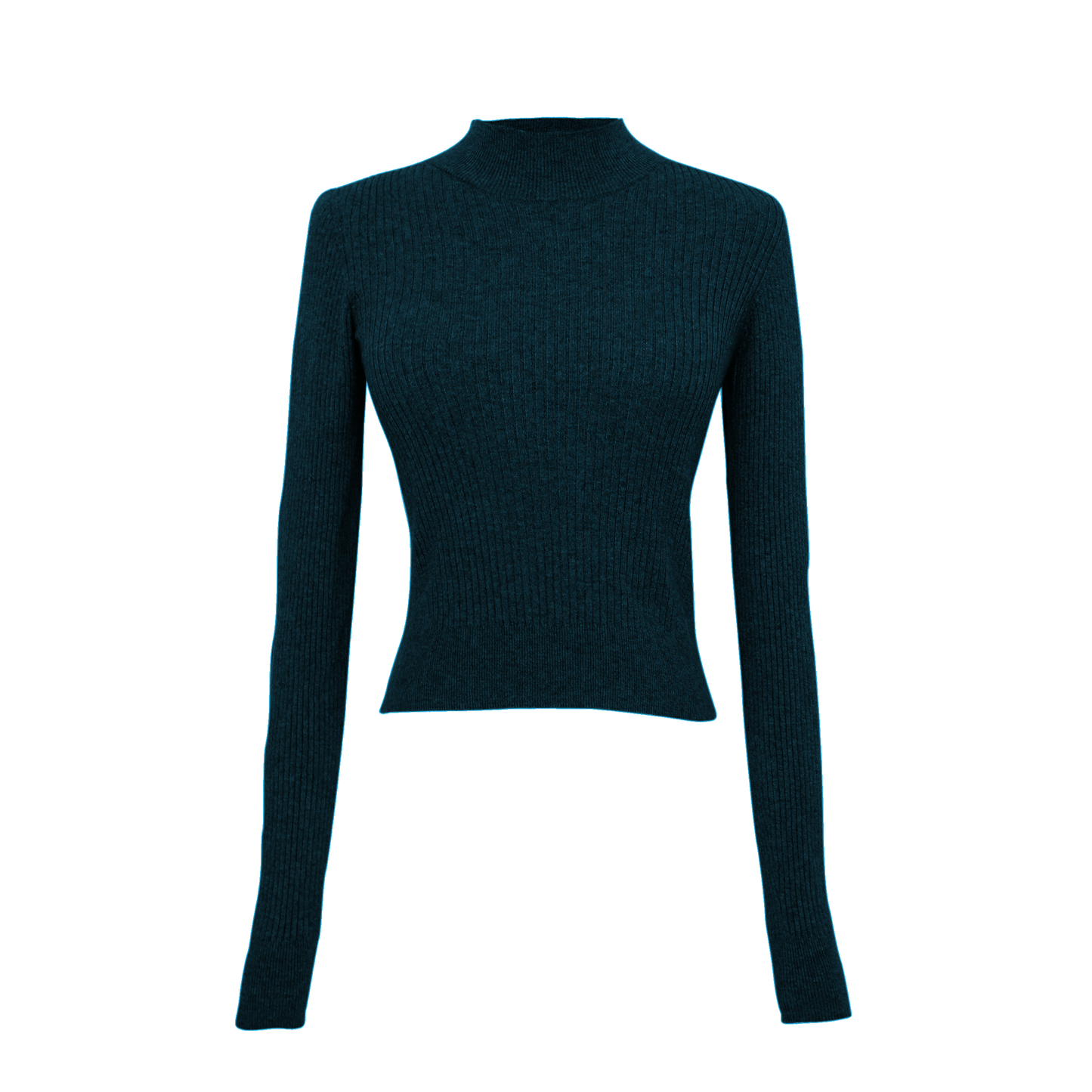 Val rib knit long sleeve - Teal