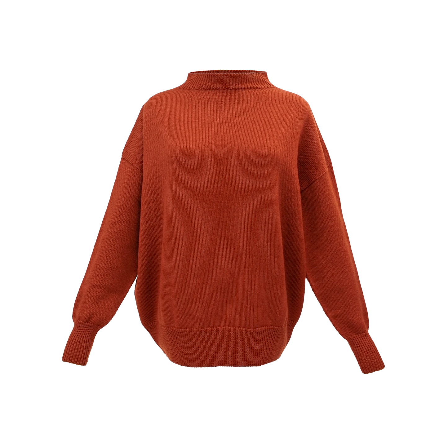 Vera Merino mock neck sweater - Sienna