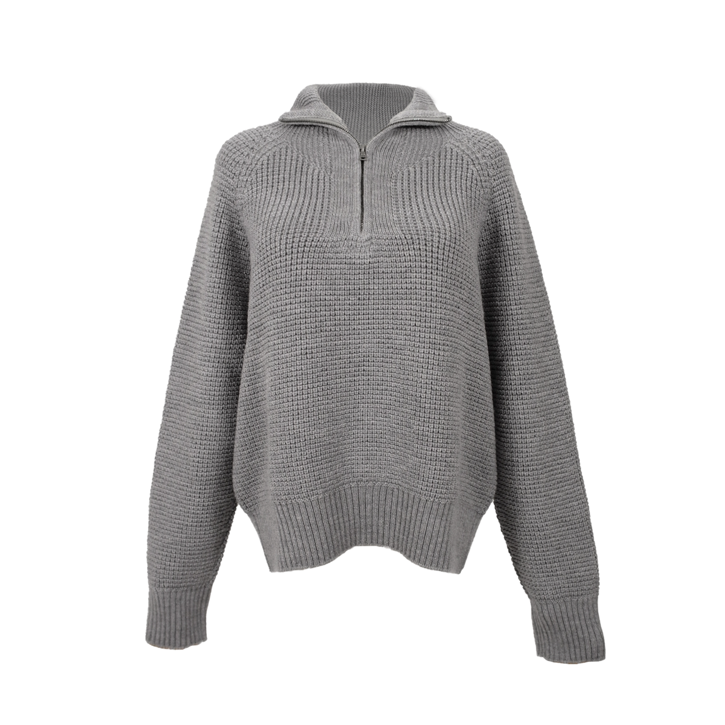 Wren Merino quarter zip pullover - Haze – Maison Mikumo Wren Merino quarter zip pullover - Haze – Maison Mikumo