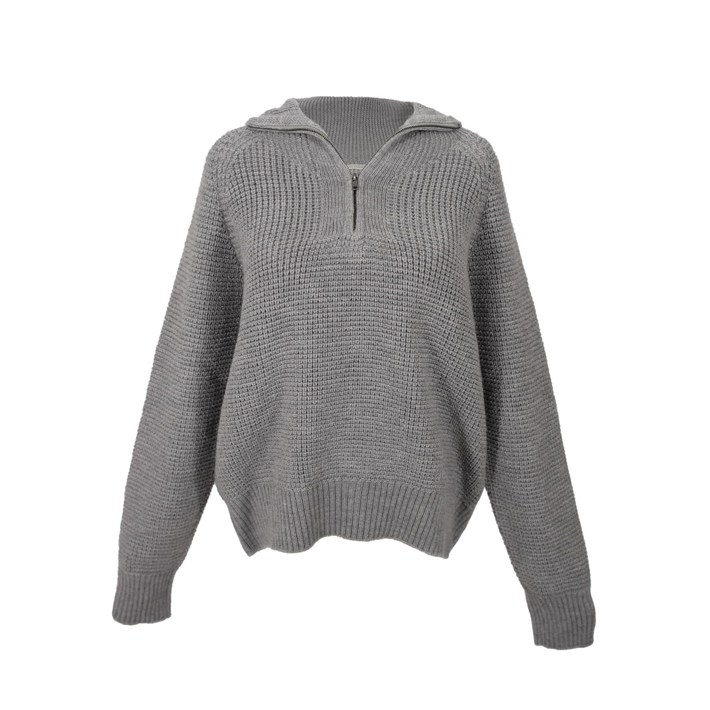 Wren merino quarter zip pullover - Haze