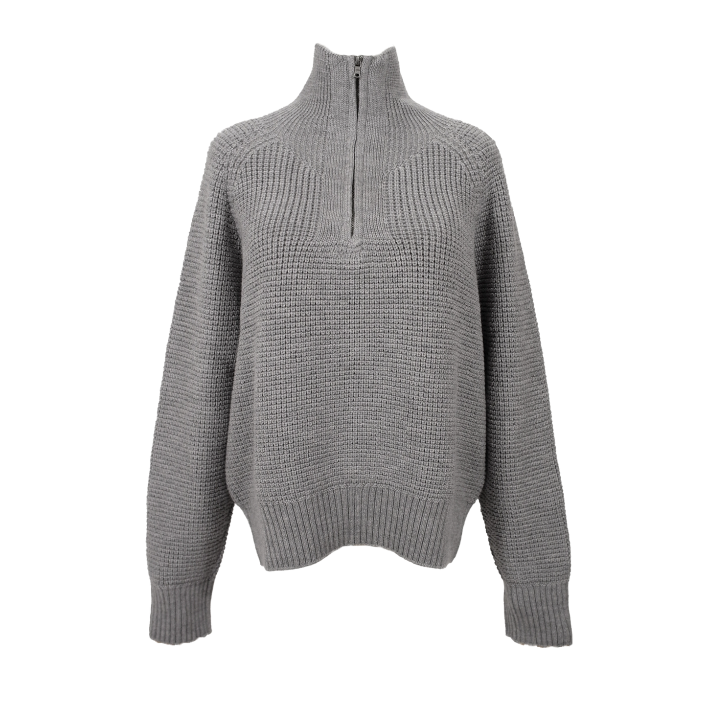 Wren merino quarter zip pullover - Haze