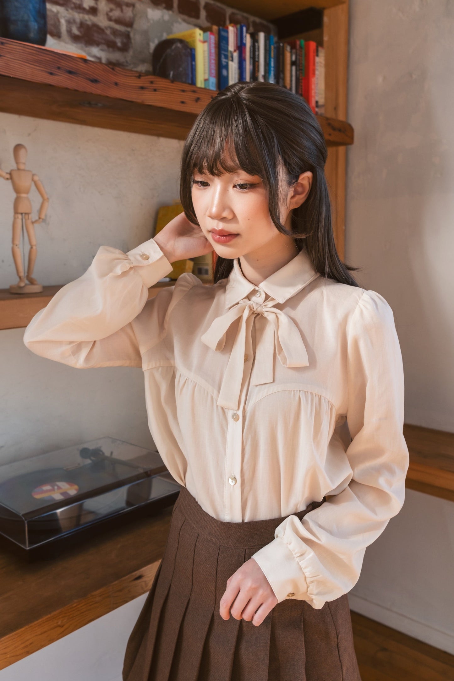 Sweetheart Blouse - Cream